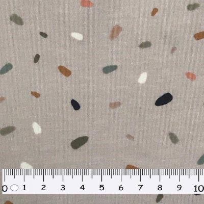 Jersey Safari Dots | sand beige